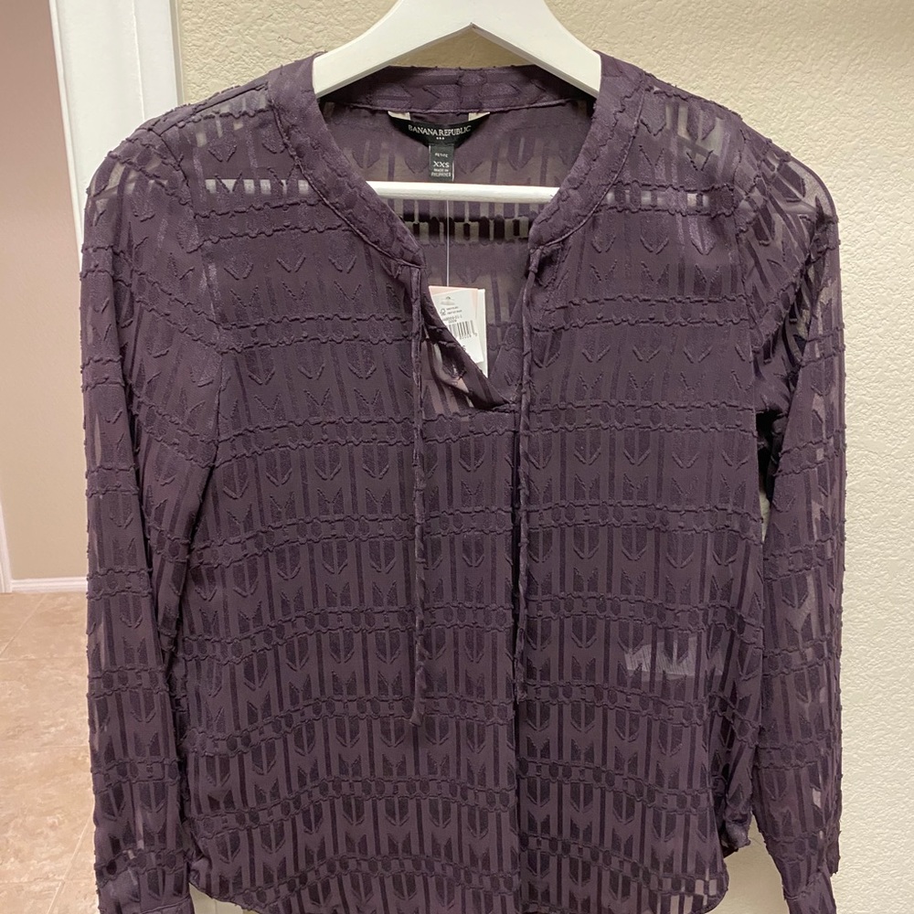 Banana Republic Purple Women's Top